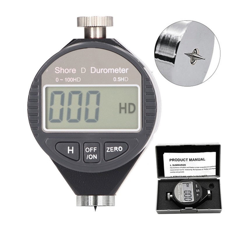 Digital Hardness Tester Portable Durometer Wide Measuring Range Hardness Test