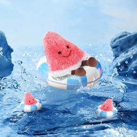 Apricot Lamb Fresh Watermelon Plush Toy Plush Toy for Girls, Boys & Babies - Fluffy Stuffed Toy for Playing, Collecting & Cuddling - Cosy Cuddly Toy - Plush Hippo