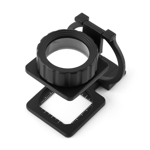 Wifehelper 15X Measure Scale Loupe Portable Foldable Magnifier Stand Magnifying