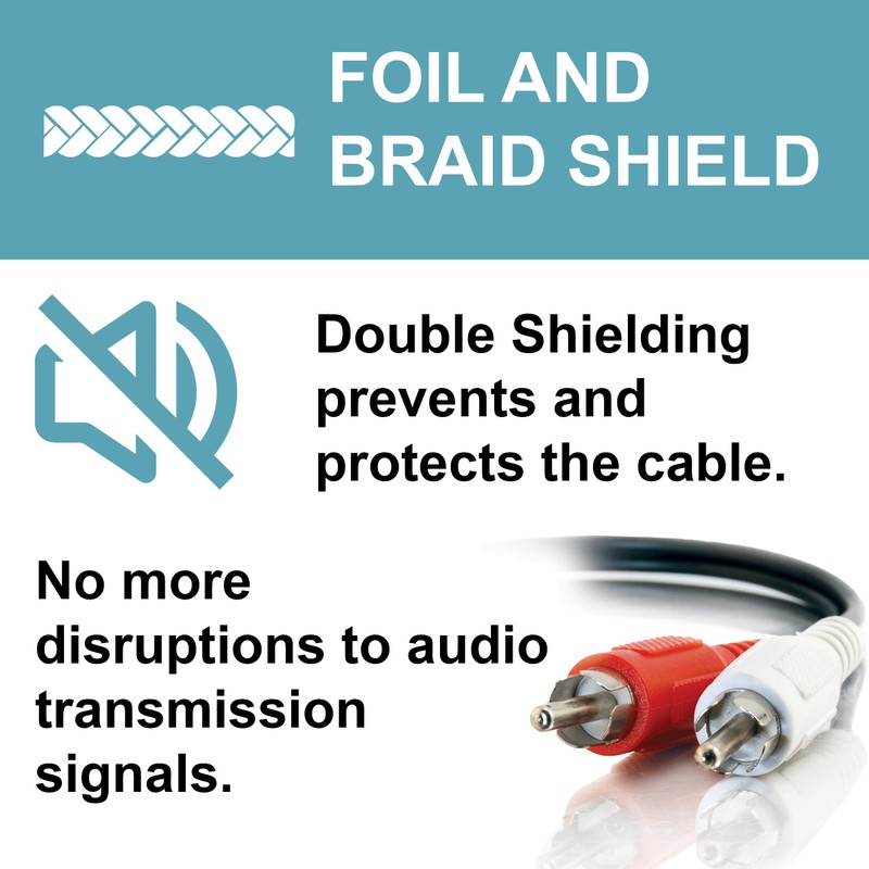 Cables To Go 3FT Value SERIESANDTRADE; RCA Stereo Audio Cable