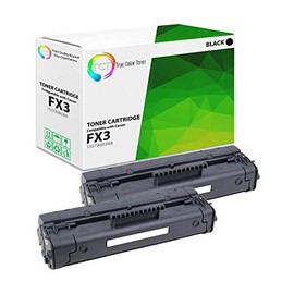 TCT Premium Compatible Toner Cartridge Replacement for Canon FX3 1557A002BA Black Works with Canon LaserClass 1060P 2050P 2060P 4000, ImageClass 1100 Printers (2,700 Pages) - 2 Pack