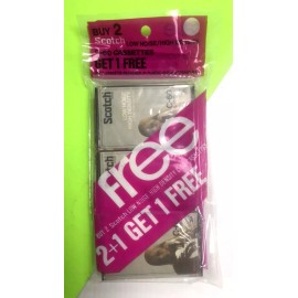 Scotch *NEW* Vintage 1970s Scotch C-60 Cassettes 3 pack STILL SEALED L@@K!!! Cas35