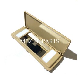 MBZ SL Mercedes BEIGE Sun Visor Vanity Mirror 560SL 560SE 560SEC W126 W123 W124