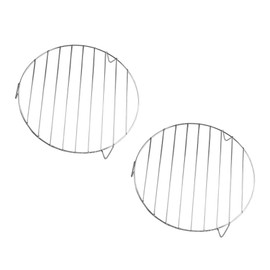 Small Half Round Cooling Rack 2 Pack - 7.9 x 4.1 inches - Stainless Steel