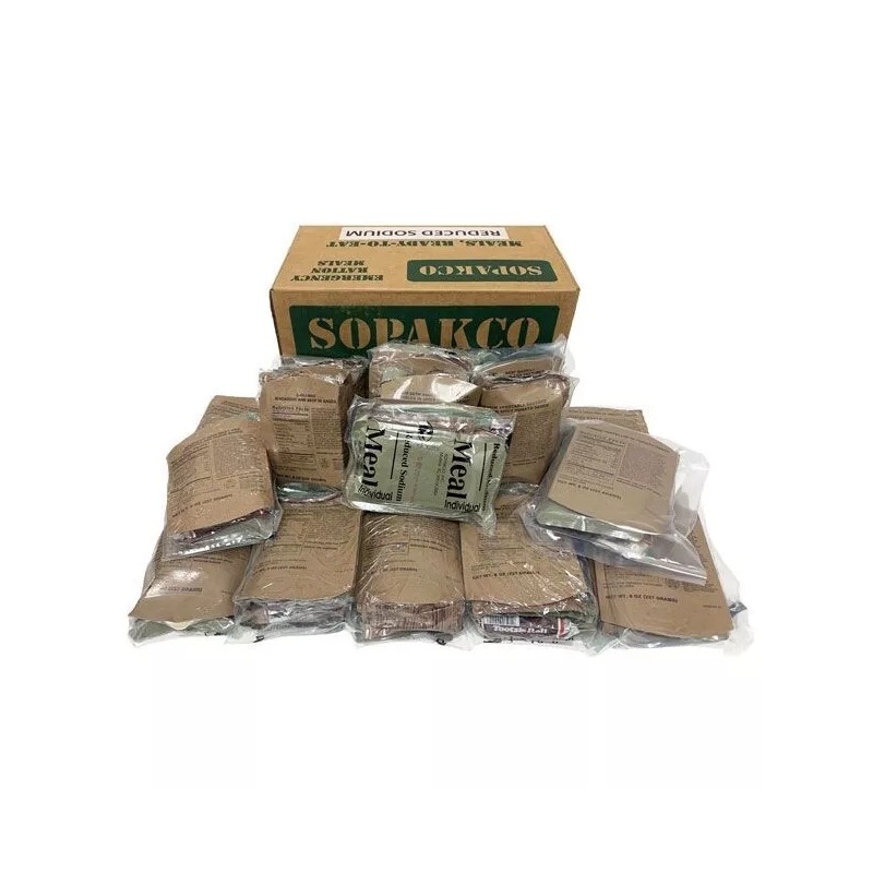 SOPAKCO MRE Emergency Ration 16 Meals 10/25