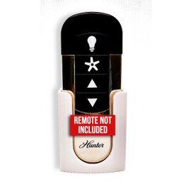 Wall Holder Mount for Hunter Ceiling Fan Remote - White (Wall Mount)