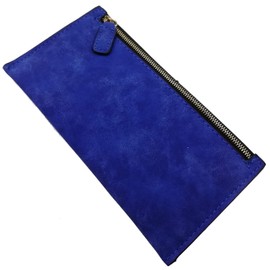 phalatina Elegant Compact Smart Secondary Wallet, Thin, Lightweight, Slim, Card Slot, Simple Design, Unisex, Business Present, dark_blue, Simple and elegant