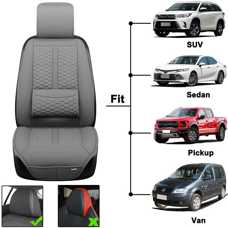Black Panther Car Seat Cover, 1 Piece Universal Sideless Driver