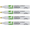 Q-Connect Chalk Markers Medium Tip White (Pack of 4)