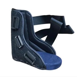 조절 가능한 디자인 발목 지지대 스트랩 발 교정기 스플린트 고정 Adjustable Design Ankle Support Strap Foot Corrector Splint Fixer [Bla]