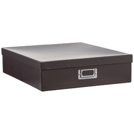 Pioneer Photo Albums Photo Storage Box, Paper, Dark Brown