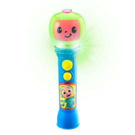 eKids Cocomelon Toy Microphone for Kids, Includes Built-in Music and Lights