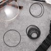 Gtziqa O Ring Watch Gasket, 28 Pcs 0.6mm Waterproof Rubber