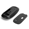 Qiilu Ratón Wireless Tablet Mouse Negro Inalámbrico Bluetooth 5.0 Ratones