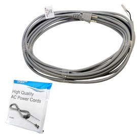 HQRP AC Power Cord Compatible with Dyson DC07 Upright Vacuum Cleaner 905449-04 905449-02 DC-7 Mains Cable DC-07 All Floors, DC07 Low Reach, DC07 Animal, DC07 Full Gear, DC07 Carpet