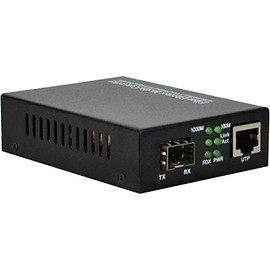 TechLogix Networx TGX-TL-MC-1S1R 10, 100 & 1000M Ethernet SFP Media Converter with 1 GE SFP Slot & 1 RJ45 Port