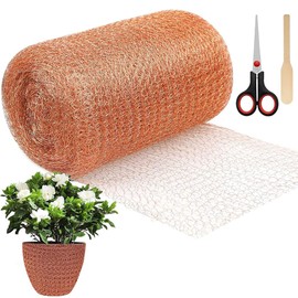 SGZIOO Schneckenzaun Kupfer, Kupfernetz Gegen Schnecken 127mm x 12m, Kupferdraht Gegen Schnecken Schneidbares, Kupfer Gegen Schnecken, Kupferband Gegen Schnecken, Pflanzenschutz für Haus Und Garten