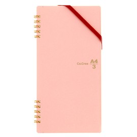 PLUS Ca.Crea Notebook, 1/3 A4 Size, Twin Ring Type