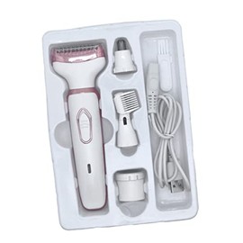 USB Rechargeable Hair Removal Set Eyebrow Trimmer Nose Hair Shaver Facial Grooming Tool for Personal Care