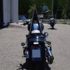 CB Detachable Sissy Bar Passenger Backrest w/ Pad For Harley