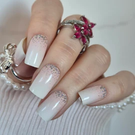 Original Zaubernägel4Home UV Gel Nagelfolien I 20 UV Gel Nagellack-Streifen Glitter I UV Wraps (UV- Glitter Boomer)