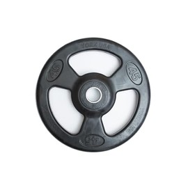 YORK 2” Iso-Grip Rubber Encased Steel Olympic Plate 45 lb. (Single Plate Only)