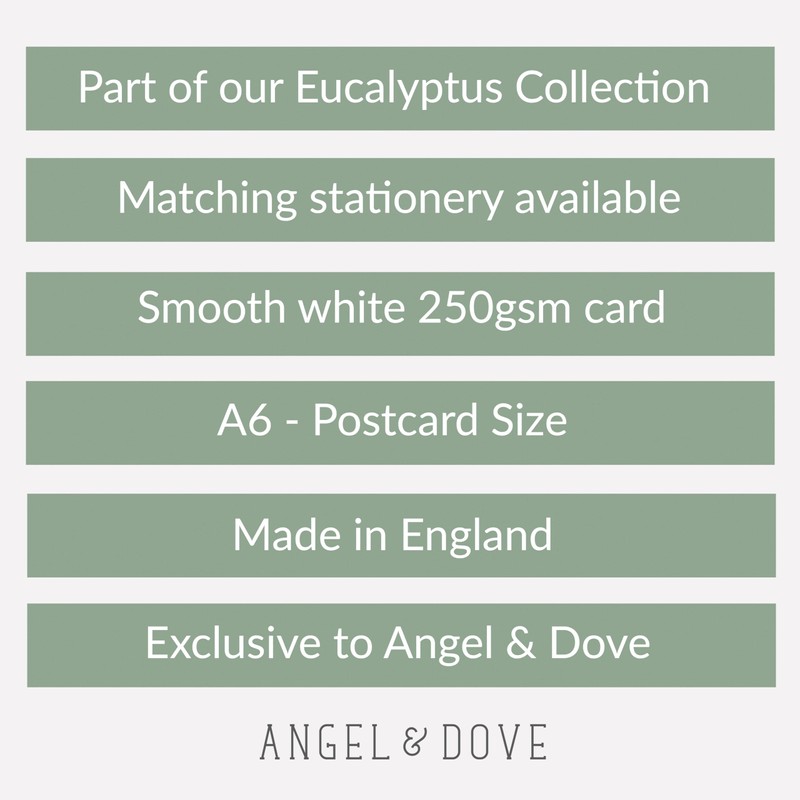 ANGEL & DOVE Pack of 25 Funeral Attendance Cards -