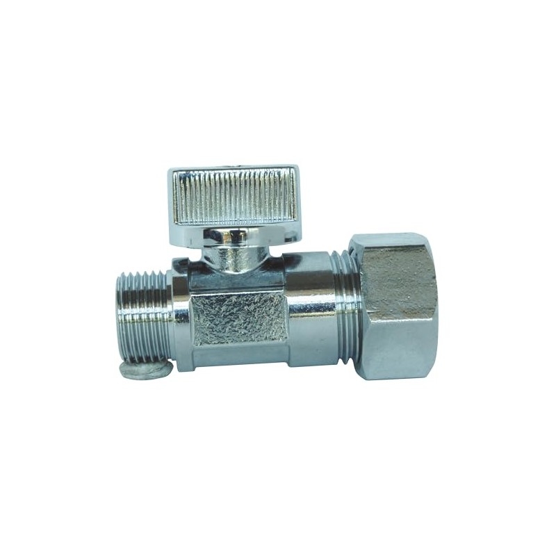 SOMATHERM FOR YOU - Mini Ball Valve Chrome-Plated Double Sided