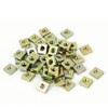 Sourcingmap Square Nuts,M3x5.5x2mm Zinc Plated Square Machine Screw Nuts 50pcs