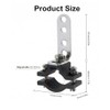 2Pcs Universal Motorcycle Tube Bracket: Adjustable Round Tube Clamp Bracket