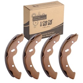 10L0L Golf Cart Brake Shoes for EZGO TXT 1997-2009.5, EZGO RXV Gas 2008-up, Workhorse 1996+, Yamaha G14 G16 G19 G20 G21 G22 1994-2006, OEM# 27943G01 27945G01 70795G01