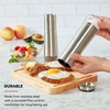 KitchenAid Stainless Steel Filled Salt Grinder, 8 Inch