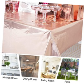 Tofficu 2pcs Premium Tablecloth Multi-Functional Elegant Party Decorations for Weddings and Gatherings and Reusable Each
