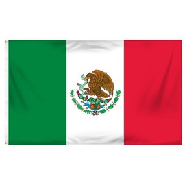 Online Stores Mexico Printed Polyester Flag, 3 by 5-Feet