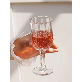 RYUHYF Red wine glass set of 3,medium 5.4 oz,Perfect for Red or White,Daily Use,Unique Birthday or Father's Day Gift (Diamond Red Wine Glass)