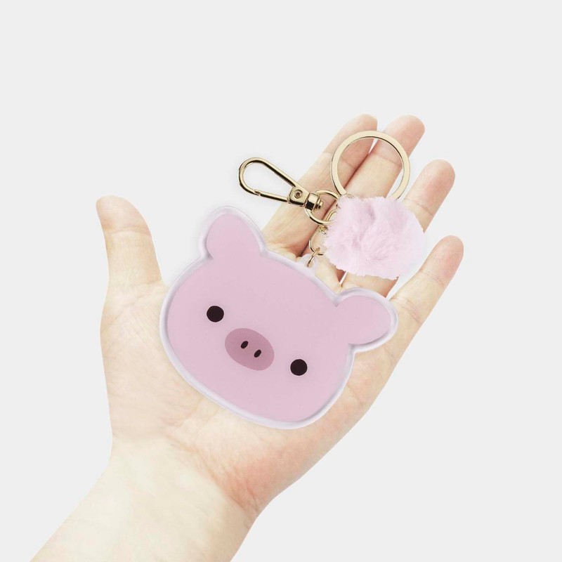 Skater ZACK1-A Acrylic Key Holder Pompon's Pig