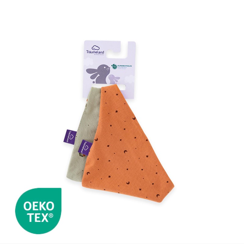 Träumeland Triangular Scarf Set of 2 - Soft Bandanas Made