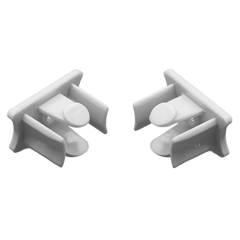 2 pcs Champion Bottom Rail End Cap for Cordless 1"