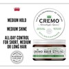Cremo Premium Barber Grade Hair Styling Cream, Medium Hold,