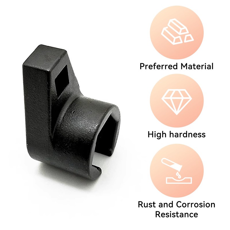 Tioollev 3/8-Inch Drive by 7/8-Inch Offset Oxygen Sensor Socket,Universal Low