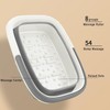 Collapsible Foot Bath Basin for Soaking Feet,Foot Soak Tub,Plastic Foot