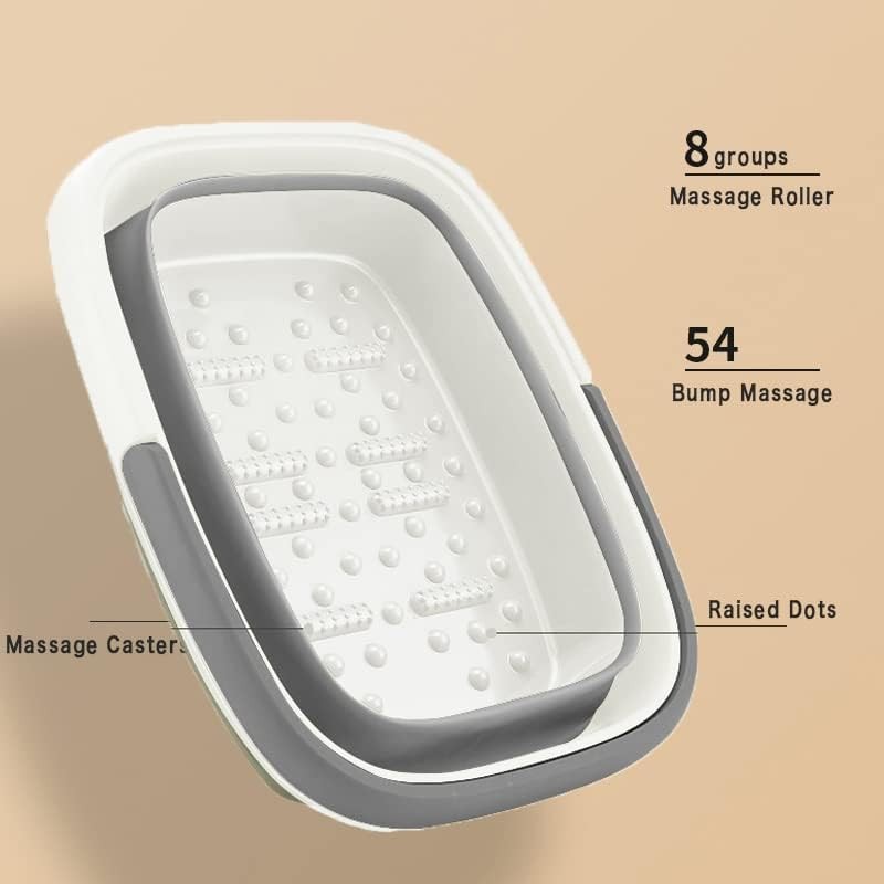 Collapsible Foot Bath Basin for Soaking Feet,Foot Soak Tub,Plastic Foot