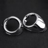 Pair of Front Bumper Fog Light Fog Lamp Bezel Cover