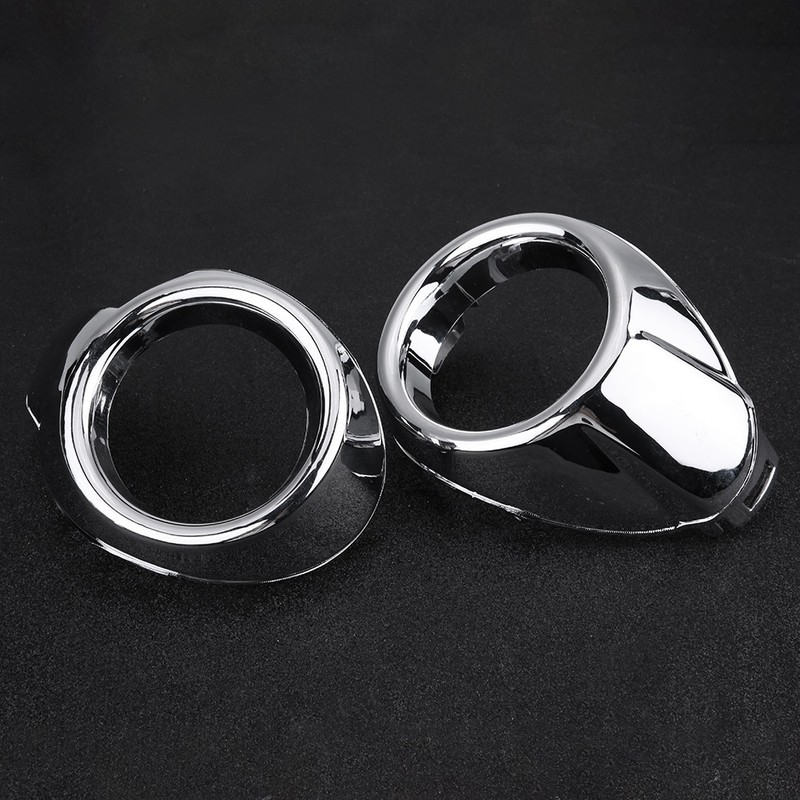 Pair of Front Bumper Fog Light Fog Lamp Bezel Cover
