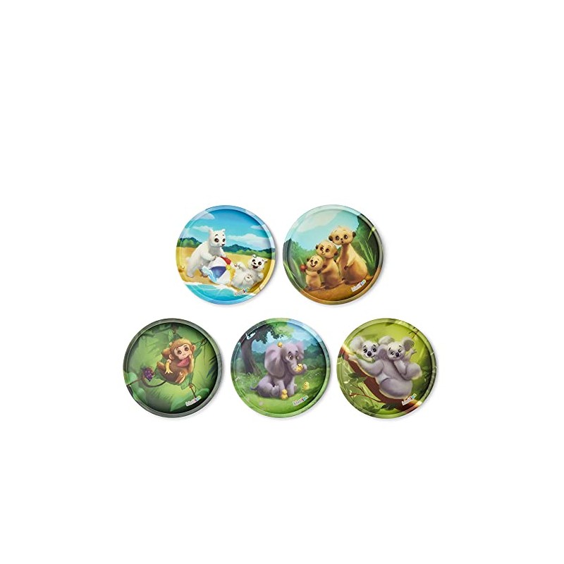 ergobag Klettie Set Motif World Theme World Velcro Surfaces Collecting