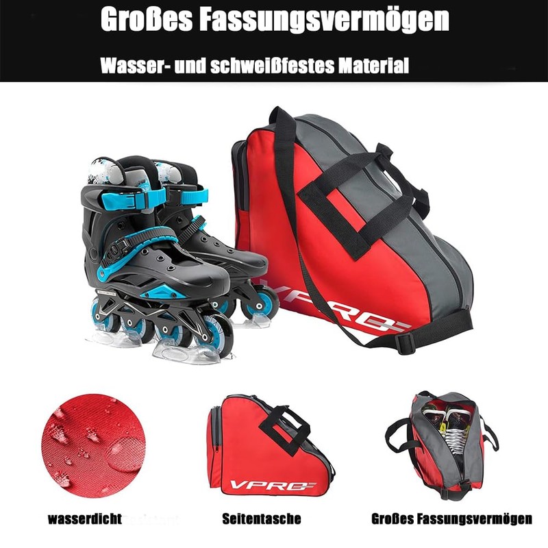 VPRO Ice Skate Bag, Roller Skate Bag, Inline Bag for