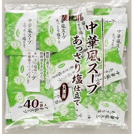 Marumiya Foods Chinese Style Soup, Light Salt Tailoring (0.1 oz (2.5 g) x 40 Services, Commercial Use, 3.5 oz (100 g), 1 Pack