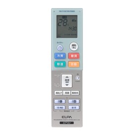 ELPA RC-32AC Air Conditioner Remote Control, Compatible with Major Domestic Manufacturers, 24-Hour Program Timer Function, Backlight Included