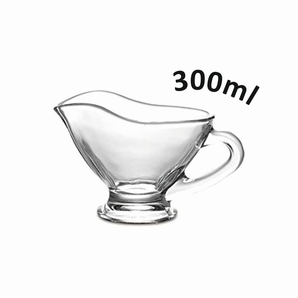 Pasabahce Basic 55022 Gravy Boat 300 ml Glass Catering Quality
