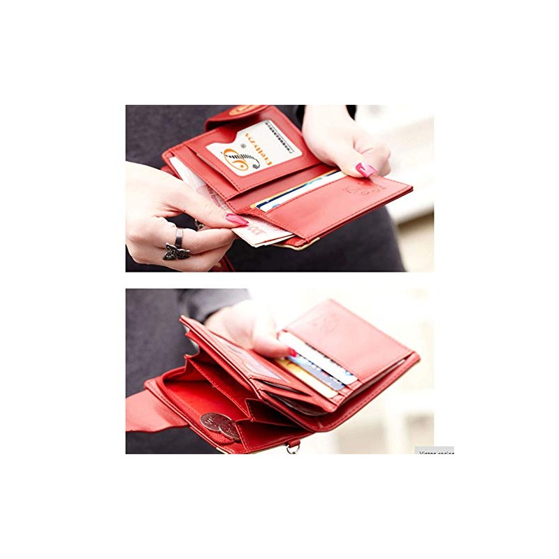 Juvenil Y Excelente Cartera Con Monedero Para Mujer Dama
